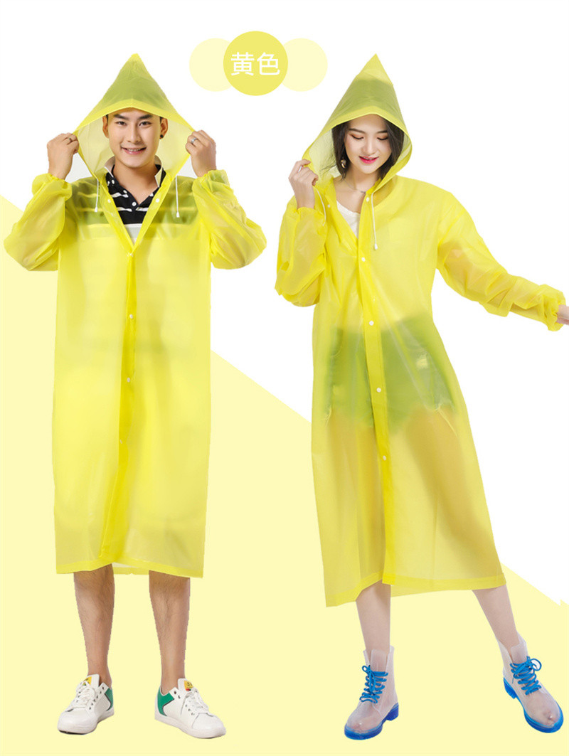 洛港 雨衣加厚男女透明成人大人便携单人长款全身防暴雨一次性雨披 件