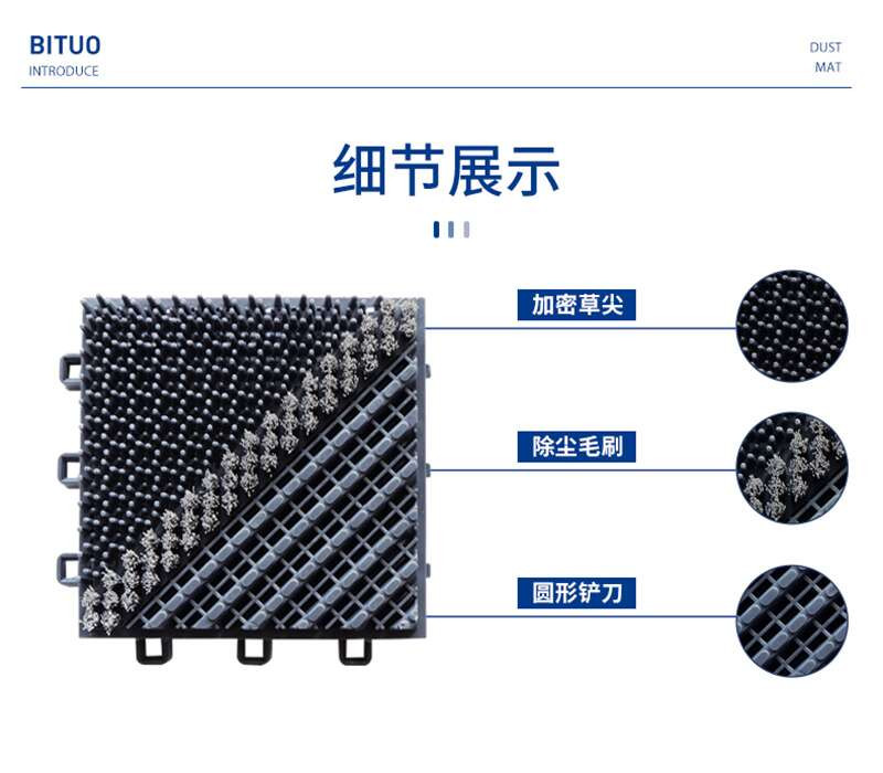 洛港 门口地垫进门迎宾地毯商用入户门户外室外防滑脚垫除尘门垫