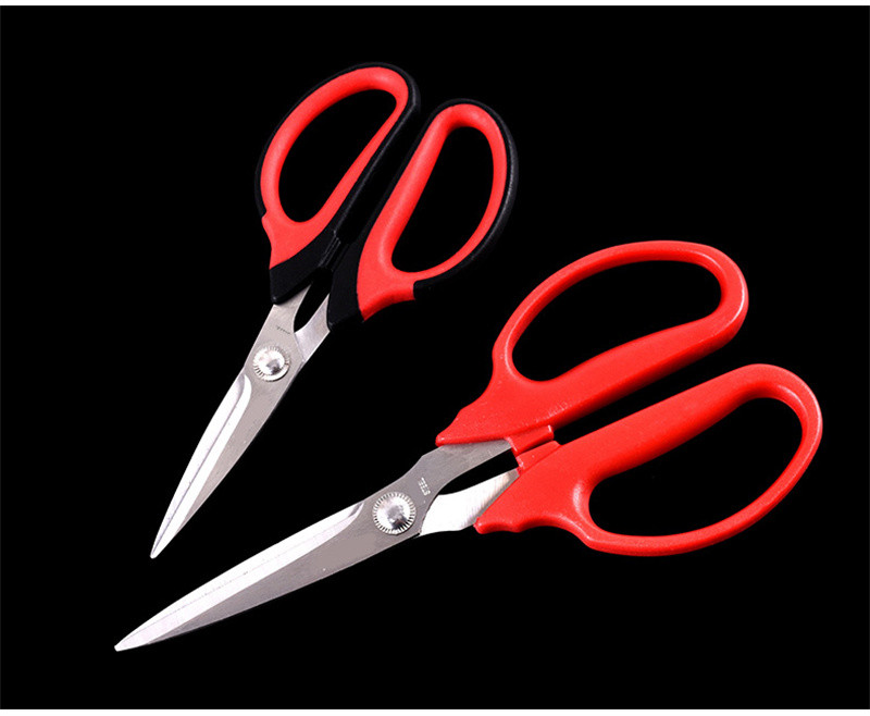 洛港  办公用品家用剪刀大中小号手工安全便携不锈钢小剪子办公剪刀