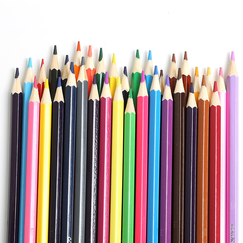雅迎  小学生彩色铅笔儿童套装绘画文具243648色画画笔美术彩色铅笔