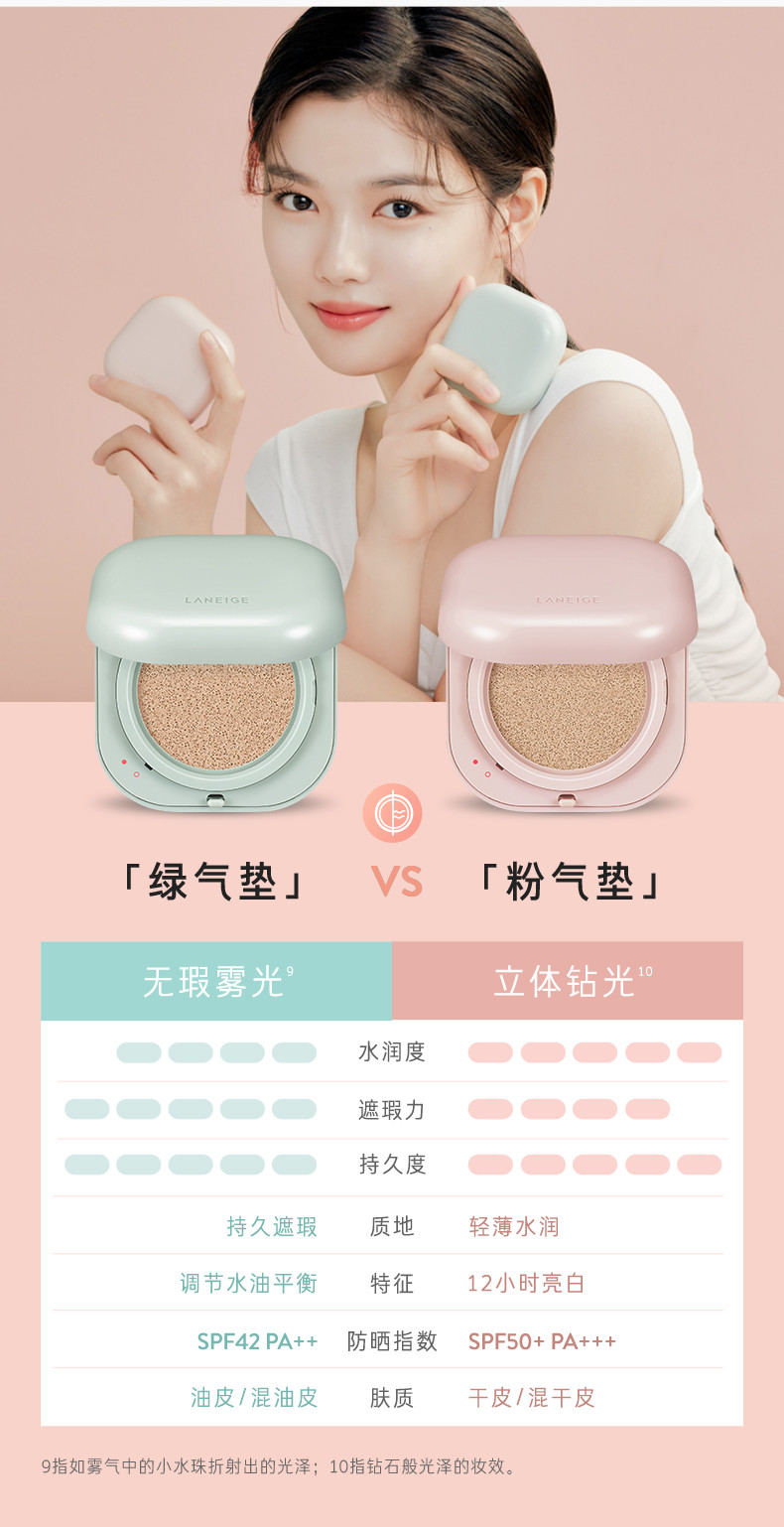 兰芝/LANEIGE NEO粉气垫bb霜SPF50+/PA+++