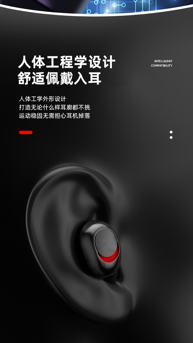 联想/Lenovo 联想thinkplus LivePods 真无线蓝牙耳机 PD1X白色黑色