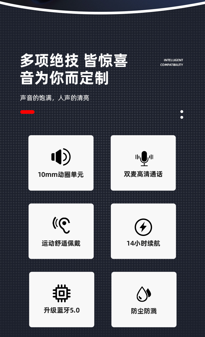 联想/Lenovo 联想thinkplus LivePods 真无线蓝牙耳机 PD1X白色黑色