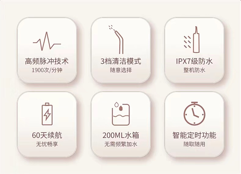 米狗/MEEEGOU 电动牙刷+冲牙器礼盒装MC522套装