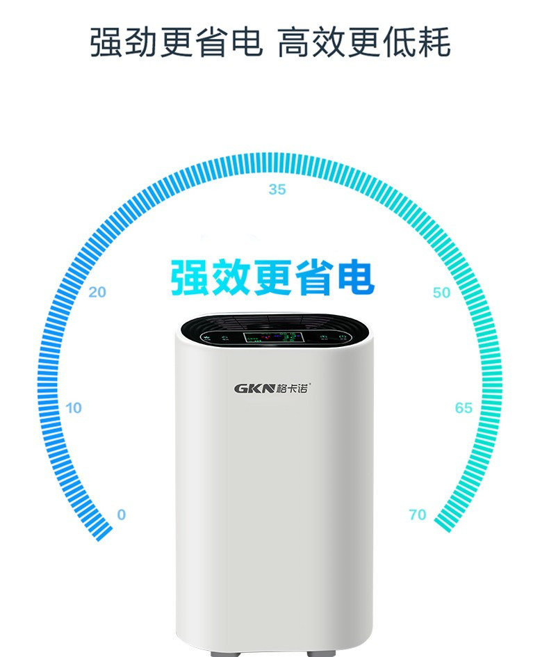 格卡诺 空气净化器家用办公室除甲醛雾霾PM2.5智能负离子净化器 GKN-KJ-G