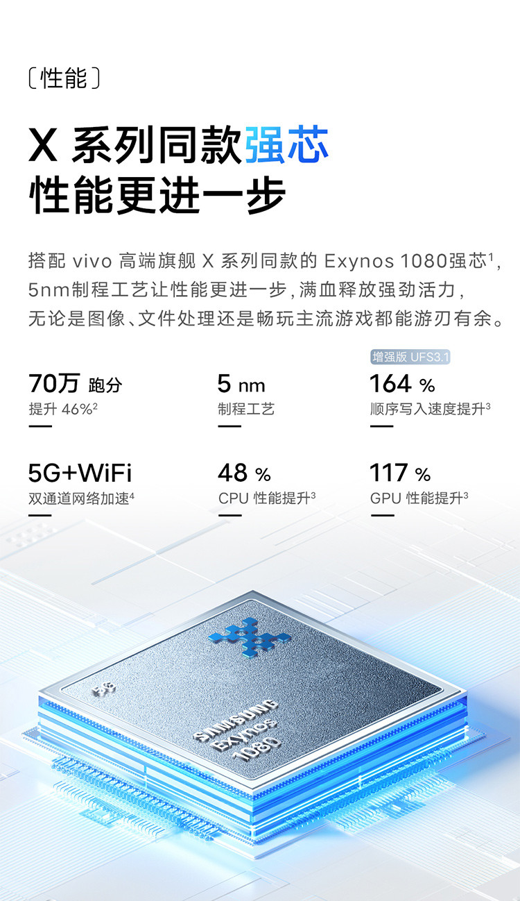 vivo S15e 12GB+256GB 5nm高跑分芯片66W超级闪充 5000万超质感影像