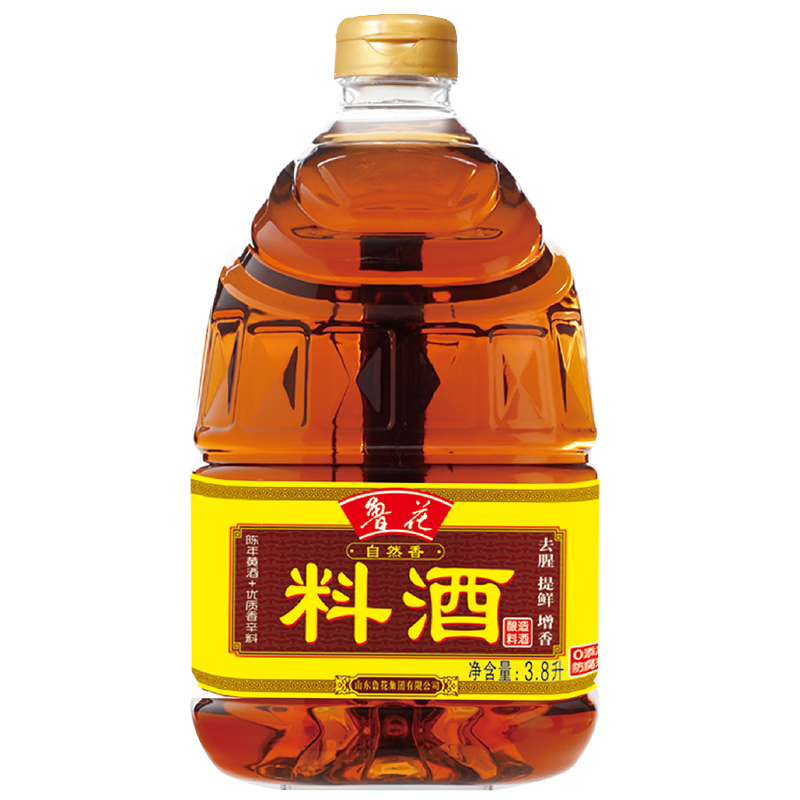 鲁花 自然香料酒3.8升
