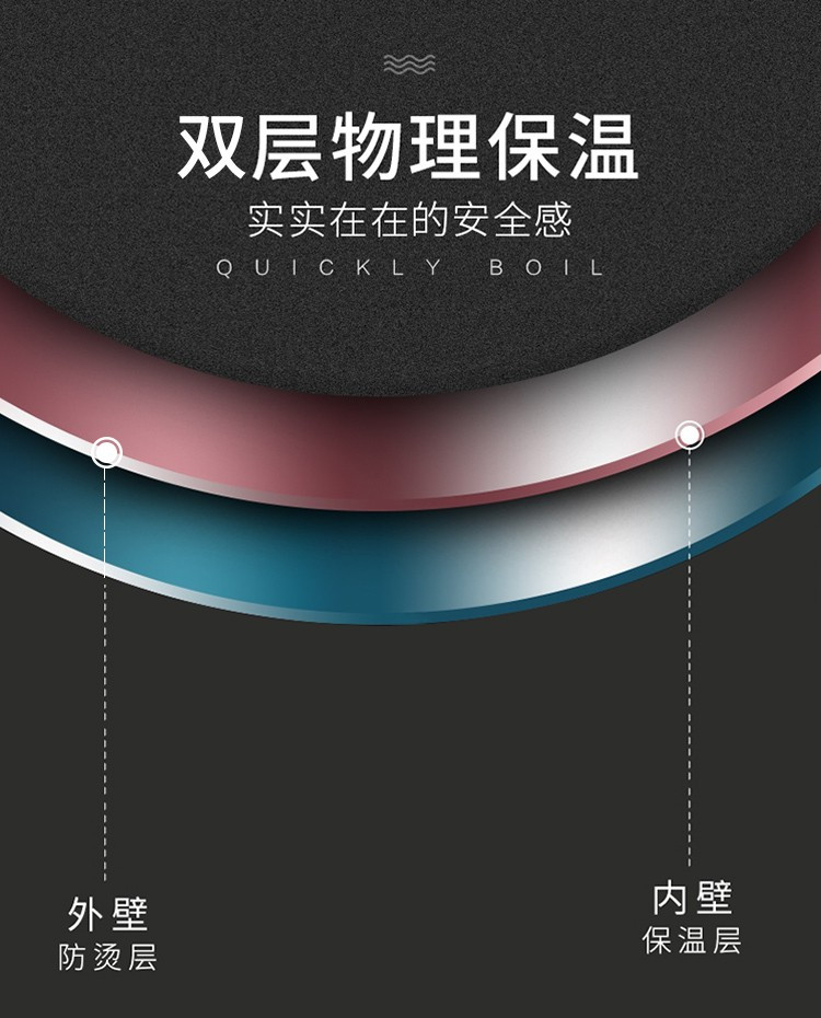 【邮乐网专享价】荣事达1.8L（保温）304不锈钢电热水壶电水壶开水壶烧水壶大容量GS18A28