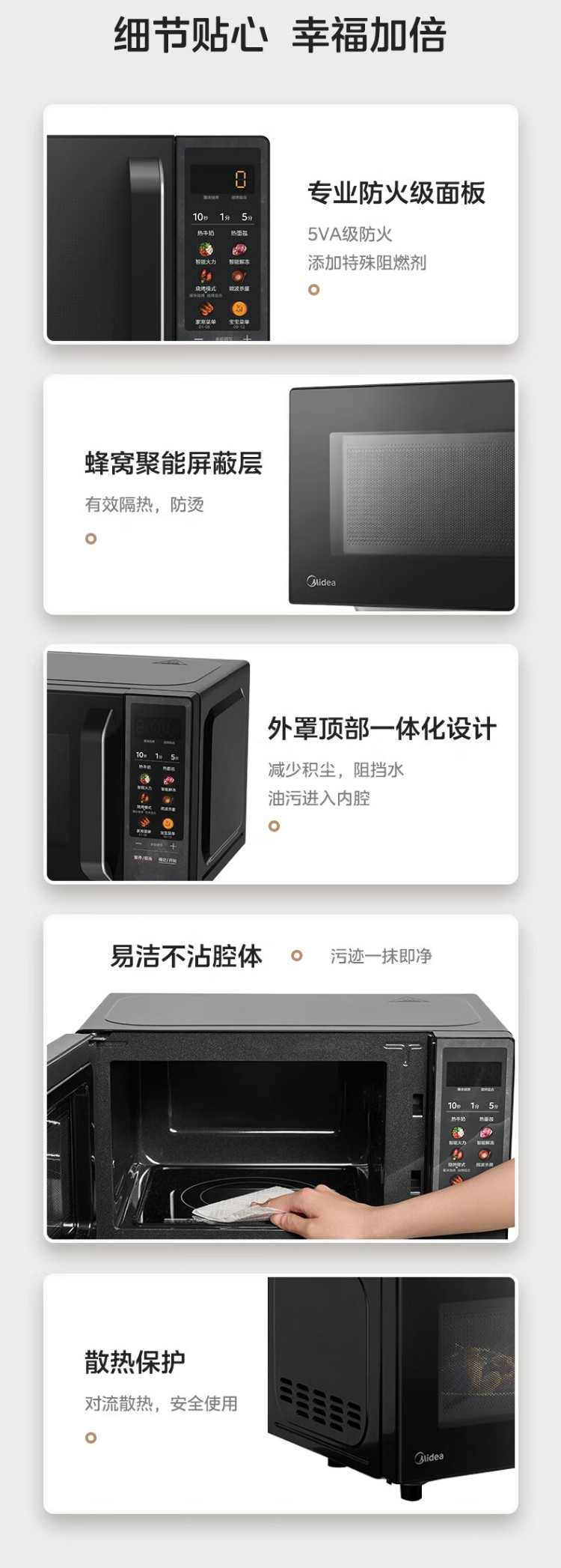 美的/MIDEA 微波炉PC1A5 1台/箱