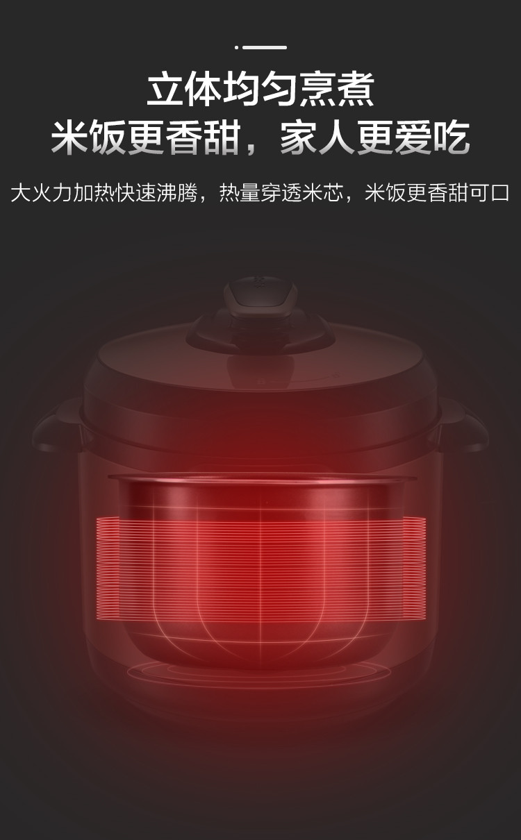苏泊尔/SUPOR 【领券立减】电压力锅家用智能旋钮面板SY-40YA9010C