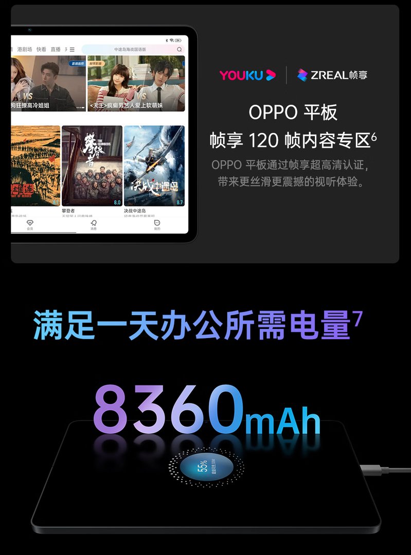 OPPO Pad平板 11英寸 骁龙870