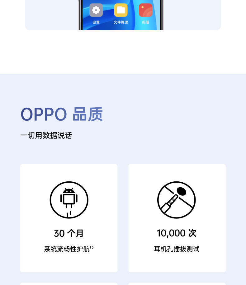 【分期】OPPO A55s 双模5G 超大存储 5000mAh超大电池