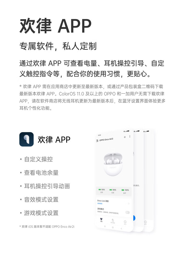 OPPO Enco Air 2i 入耳式真无线蓝牙耳机