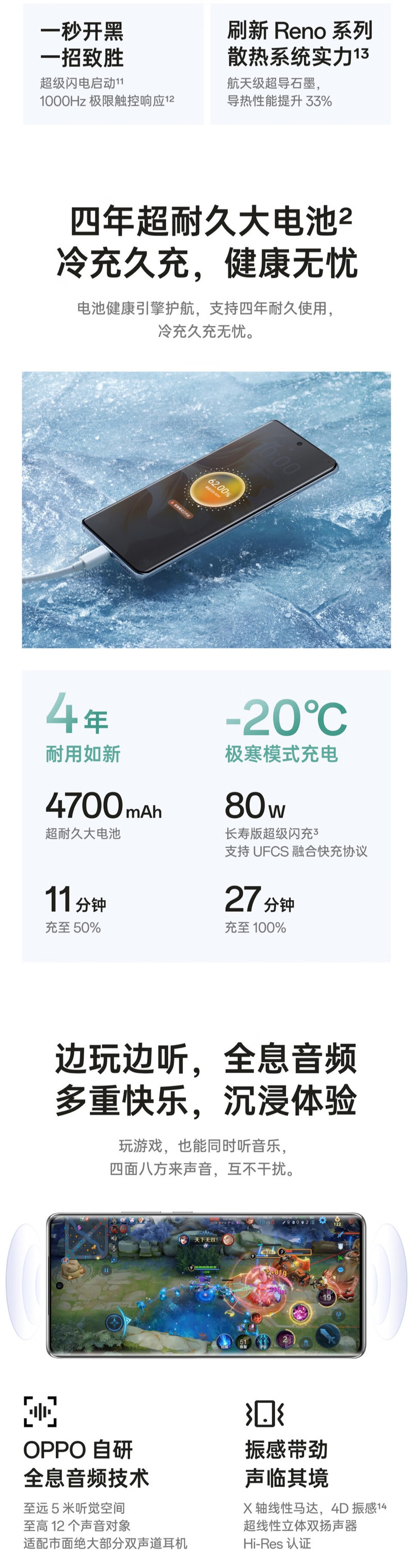 OPPO  Reno11  天玑8200旗舰芯片 67W闪充 5G手机