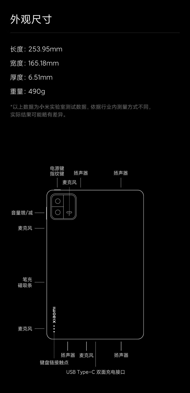 小米/MIUI 平板6Pro 11英寸高刷屏学生网课游戏平板电脑 WiFi版