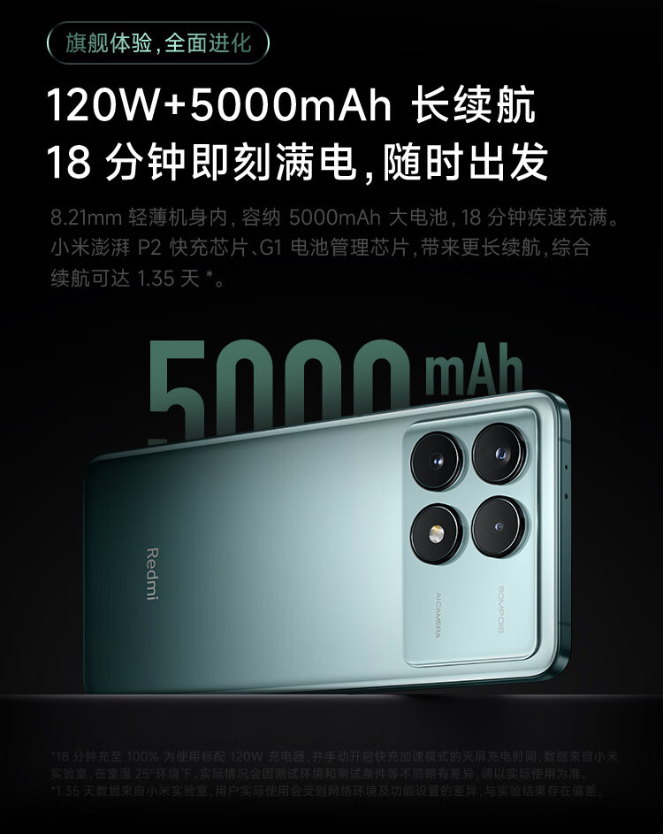 小米/MIUI Redmi K70 第二代骁龙8 澎湃OS AI手机