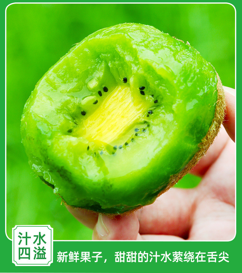 粤迎 【领劵减5元】猕猴桃绿心奇异果新鲜水果