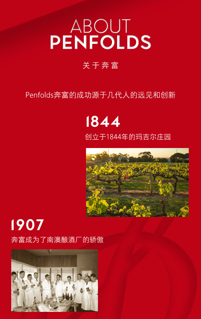 奔富 Penfolds BIN407澳洲原瓶进口赤霞珠干红葡萄酒