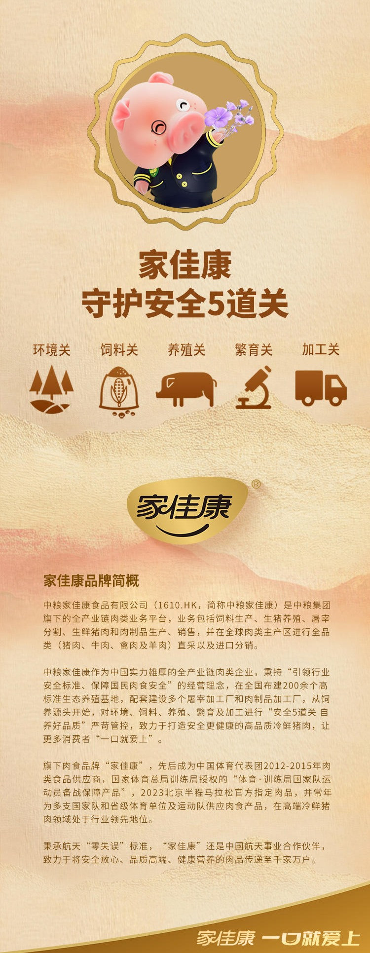 家佳康 亚麻籽猪肉 四季平安约会装