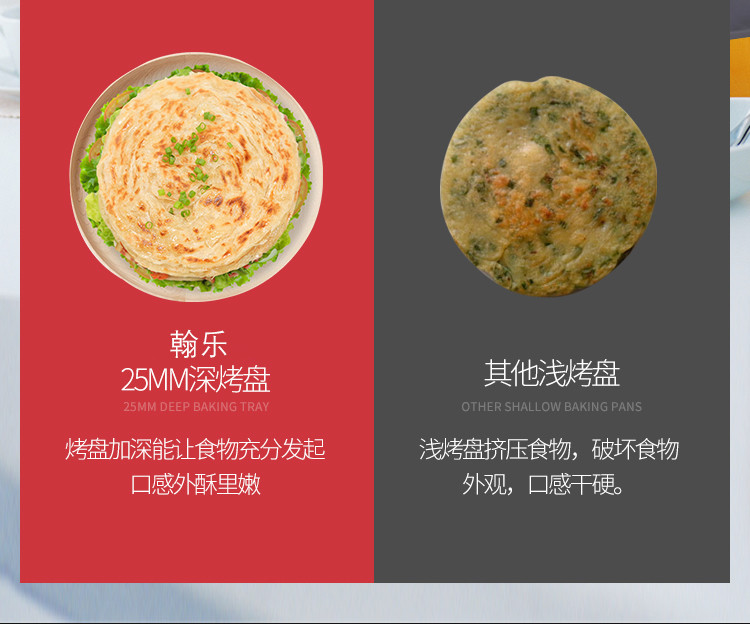 翰乐 多功能电饼铛 TC-1307