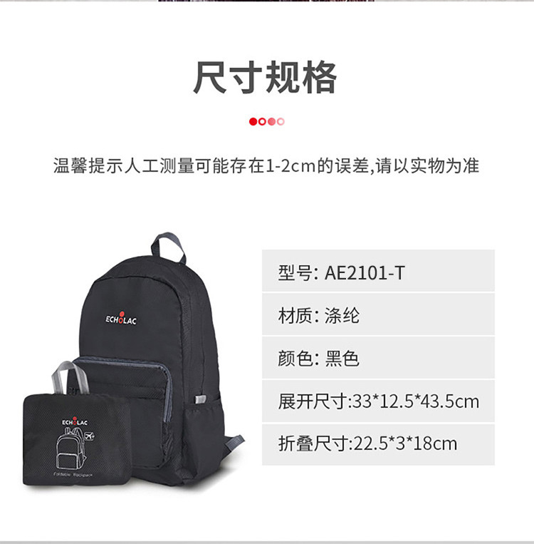 爱可乐  时尚休闲通勤运动双肩背包 AE2101-T