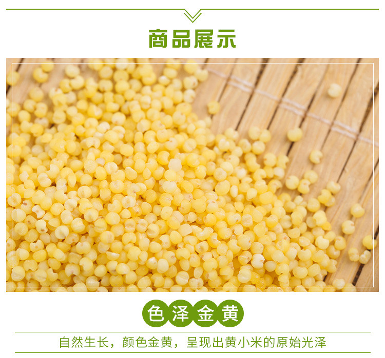 满榆 【小米】 通榆县满榆东北泊铝小米400g 东北杂粮 非转基因小米