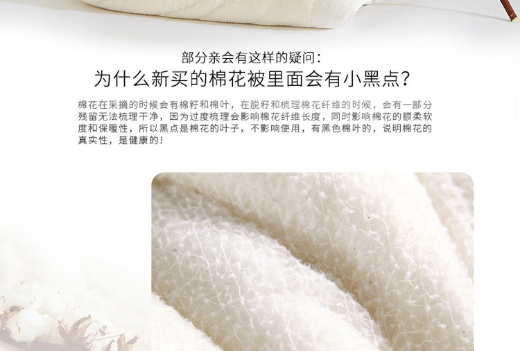 喜悄 新疆棉花被加厚保暖棉絮全棉鱼鳞网纱棉花被芯被褥 3斤 5斤 7斤 9斤 12斤