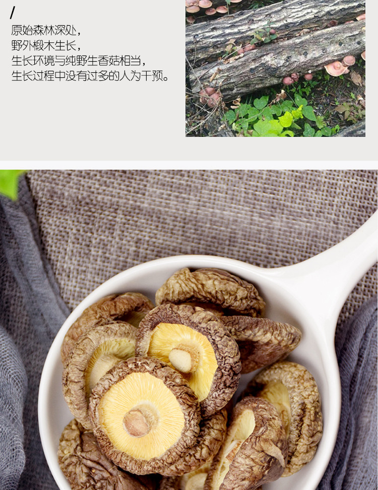 神农传奇印象 神农架香菇小香菇250g