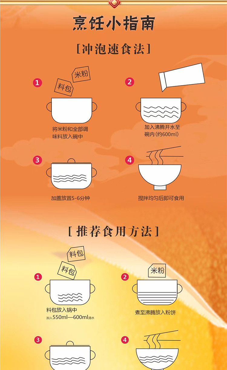 【四川绵阳】窝窝店米粉 绵阳米粉肥肠/牛肉/清汤味多袋可选