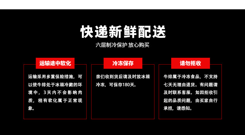 鲜颂坊鲜颂坊 牛排398型 原切牛排礼盒