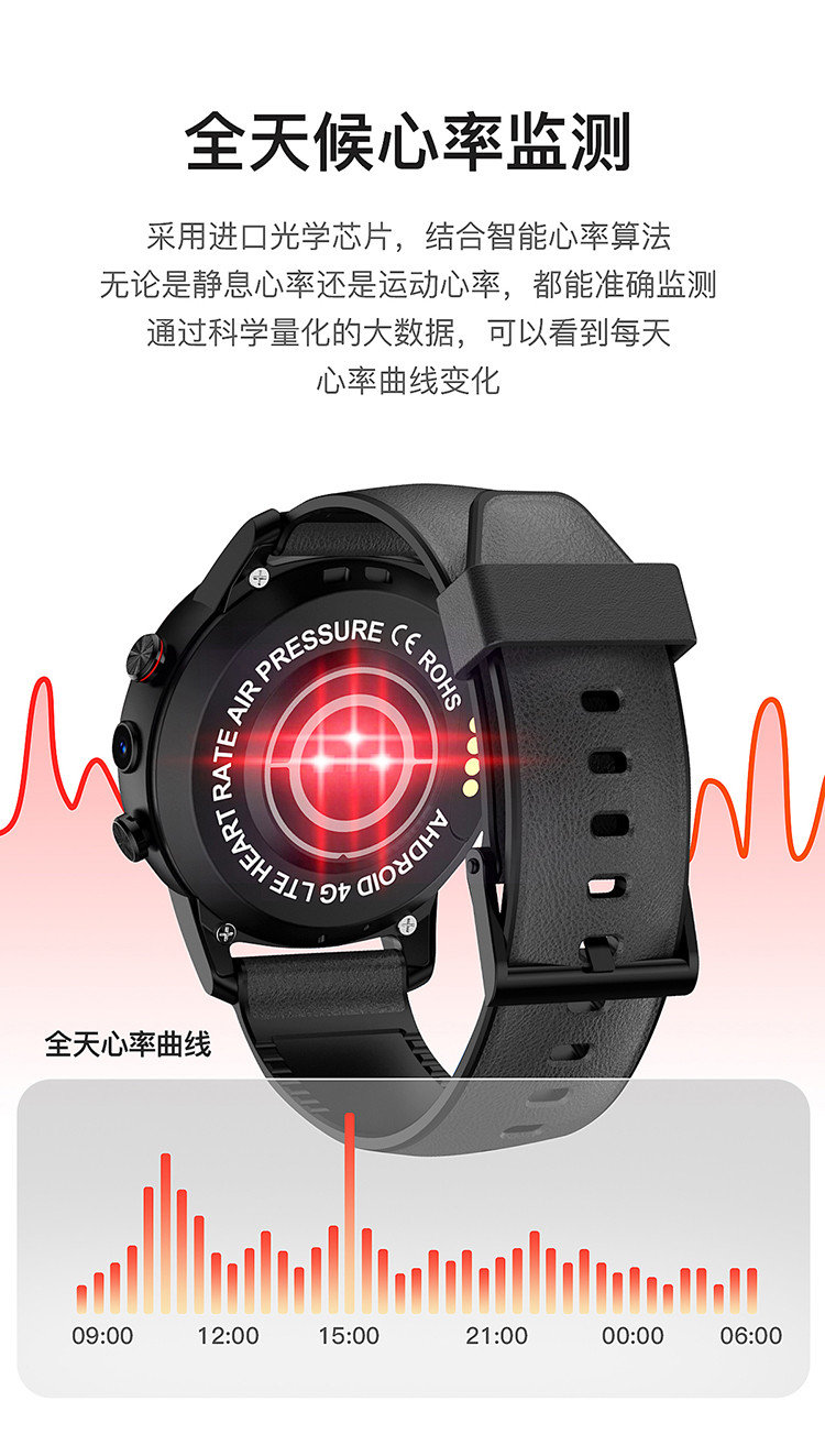 勒菲特  X390旗舰型AMOLED款智能手表