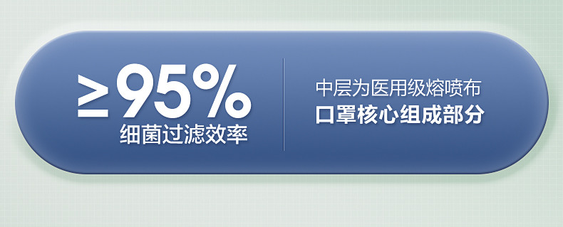 可孚一次性莫兰迪色医护用外科口罩不勒耳三层