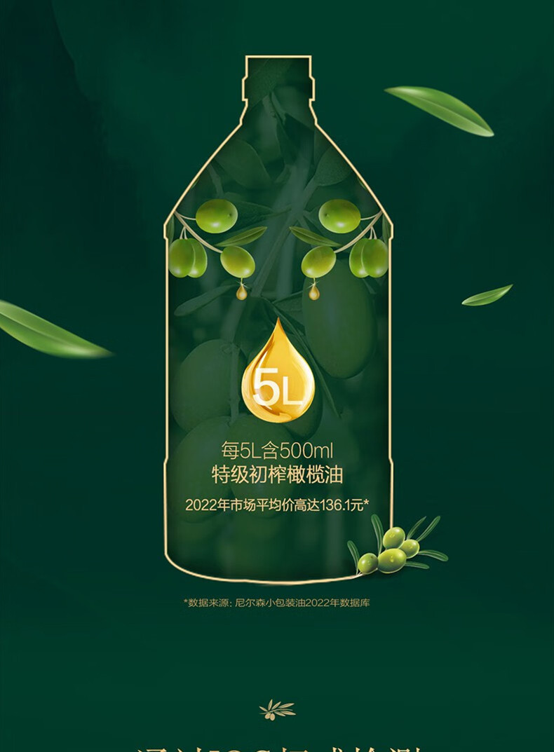 金龙鱼 食用调和油添加10%特级初榨橄榄