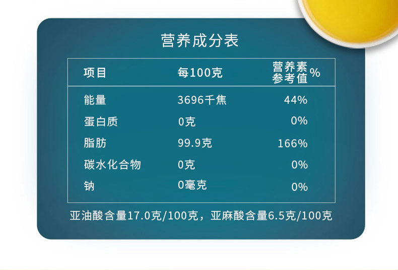 福临门 非转基因低芥酸纯正菜籽油5L