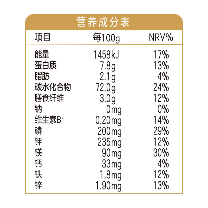 金龙鱼  低脂轻食谷薯杂粮米