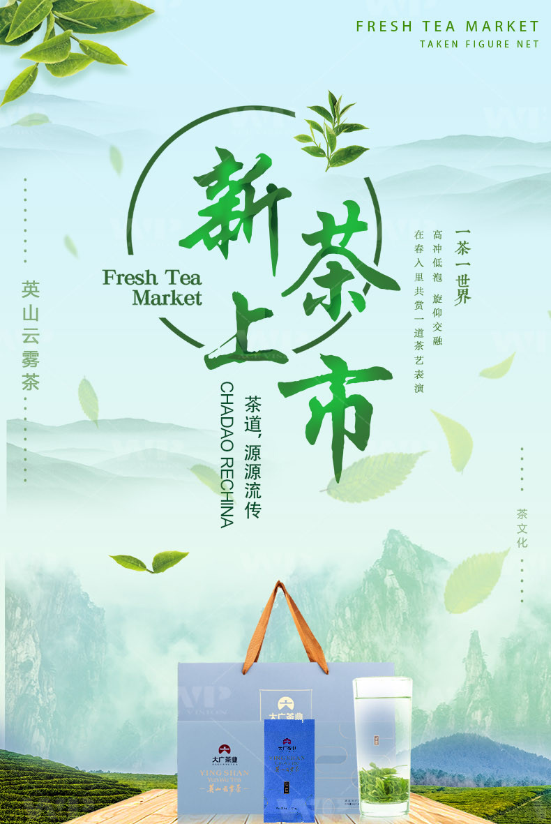 庆山春 【湖北】庆山春·英山云雾茶-望云100g礼盒装