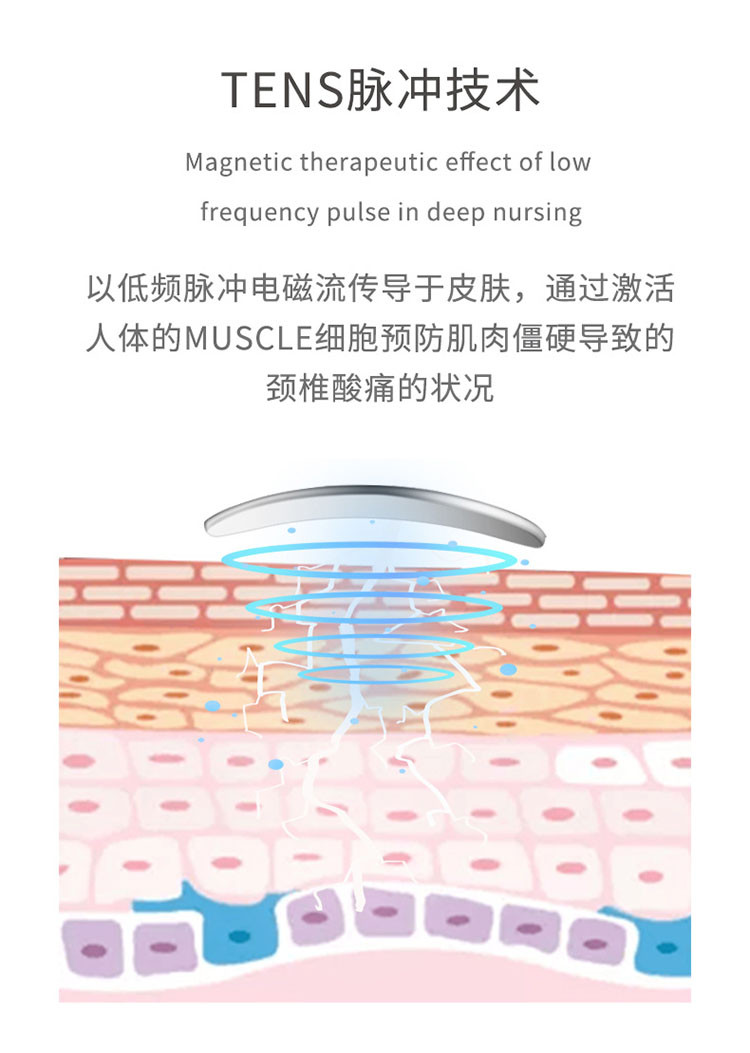 上亨 颈椎按摩仪肩颈部按摩器办公室家用多功能热敷揉捏脖子疏通脊椎智能护颈仪SHZH-JZY001