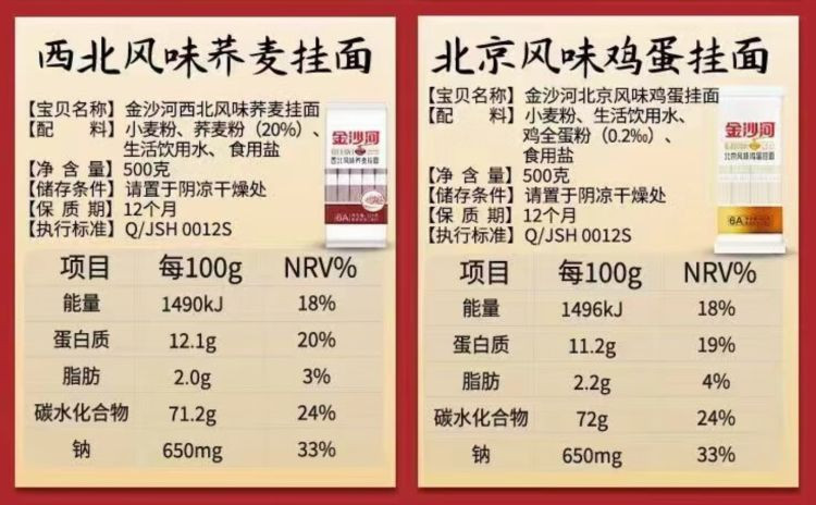 金沙河 米面一家亲臻品礼盒 2.95kg（ 4包挂面+小麦粉+小米）