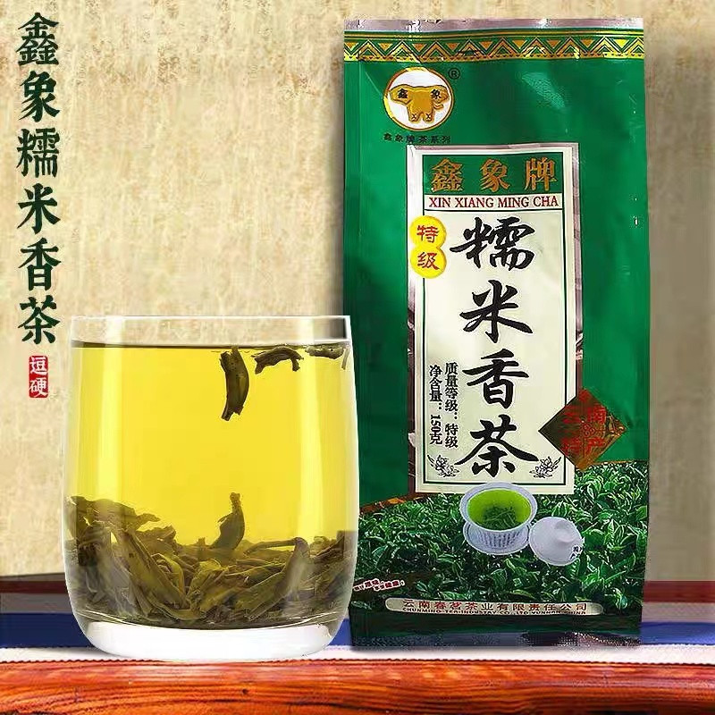 春茗茶业 云南凤庆 糯米香茶 浓香型云南特级茶叶普洱绿茶 袋装150g
