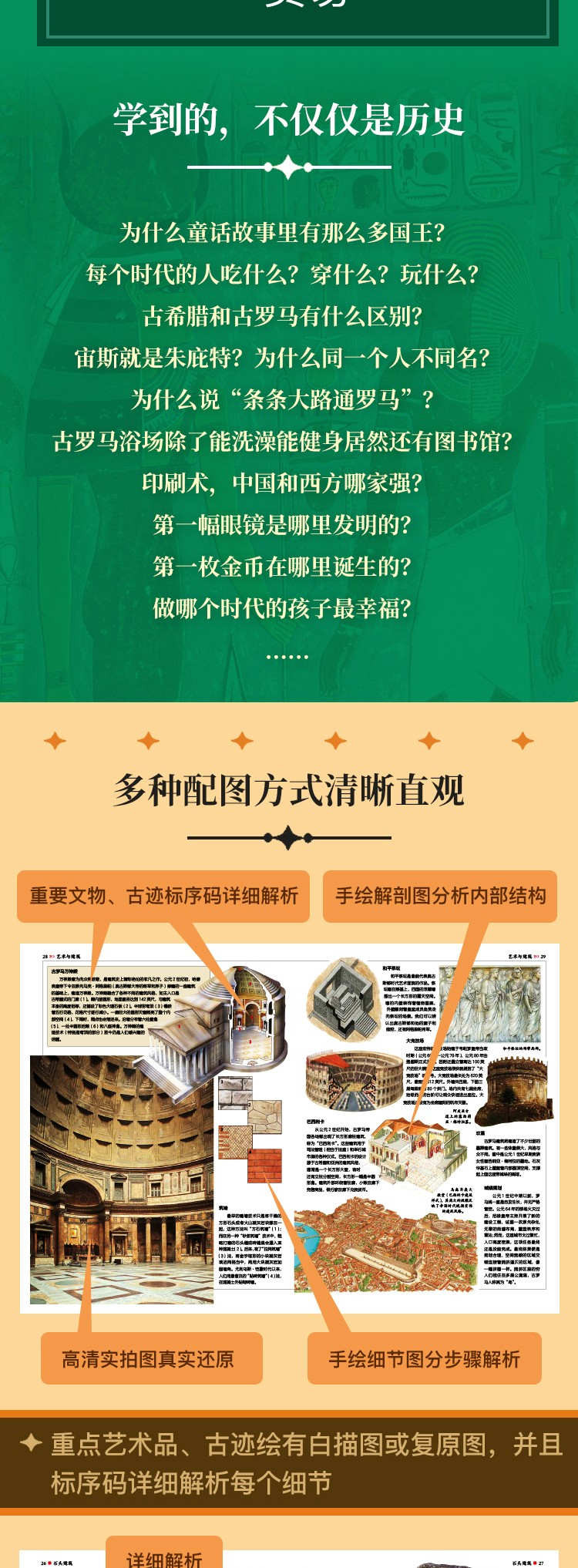 湖南报刊 5-12岁 艺术点亮文明——漫游世界文明史（套装共6册）