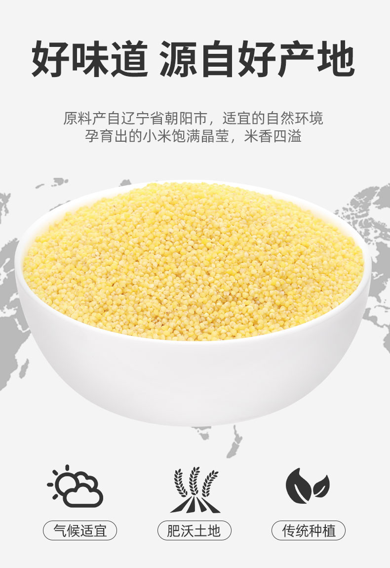 塞翁福 黄小米400g*3