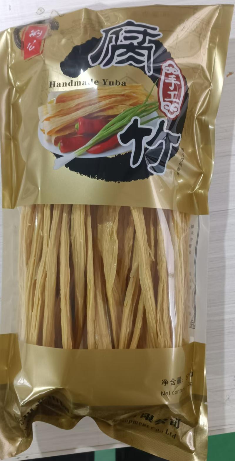 荆公 头层腐竹干货零添加手工制作黄豆原浆豆制品劲道500g*1