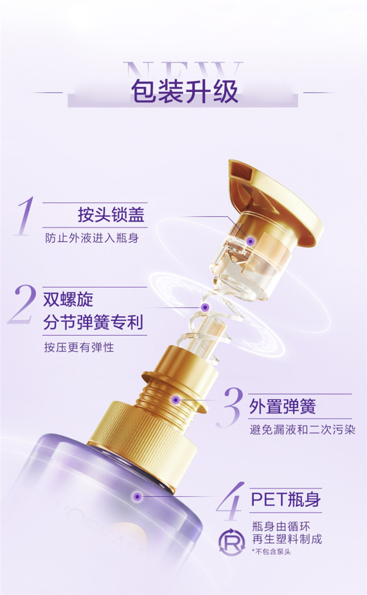 欧莱雅/LOREAL 玻尿酸水光润发乳440ml