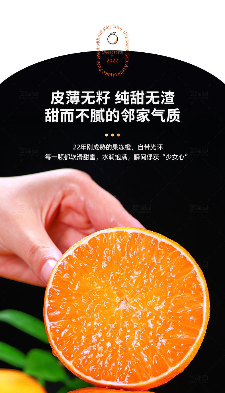 农家自产 四川爱媛38号果冻橙 大果8斤（75mm+)爆甜橙子