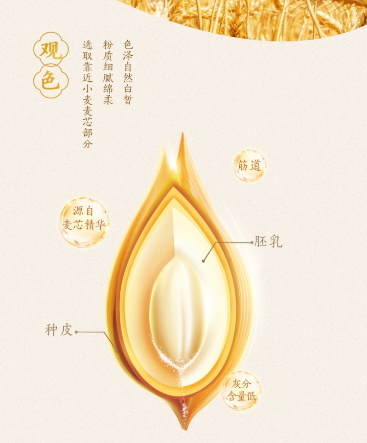 金龙鱼 御品麦芯粉(小麦粉) 1千克