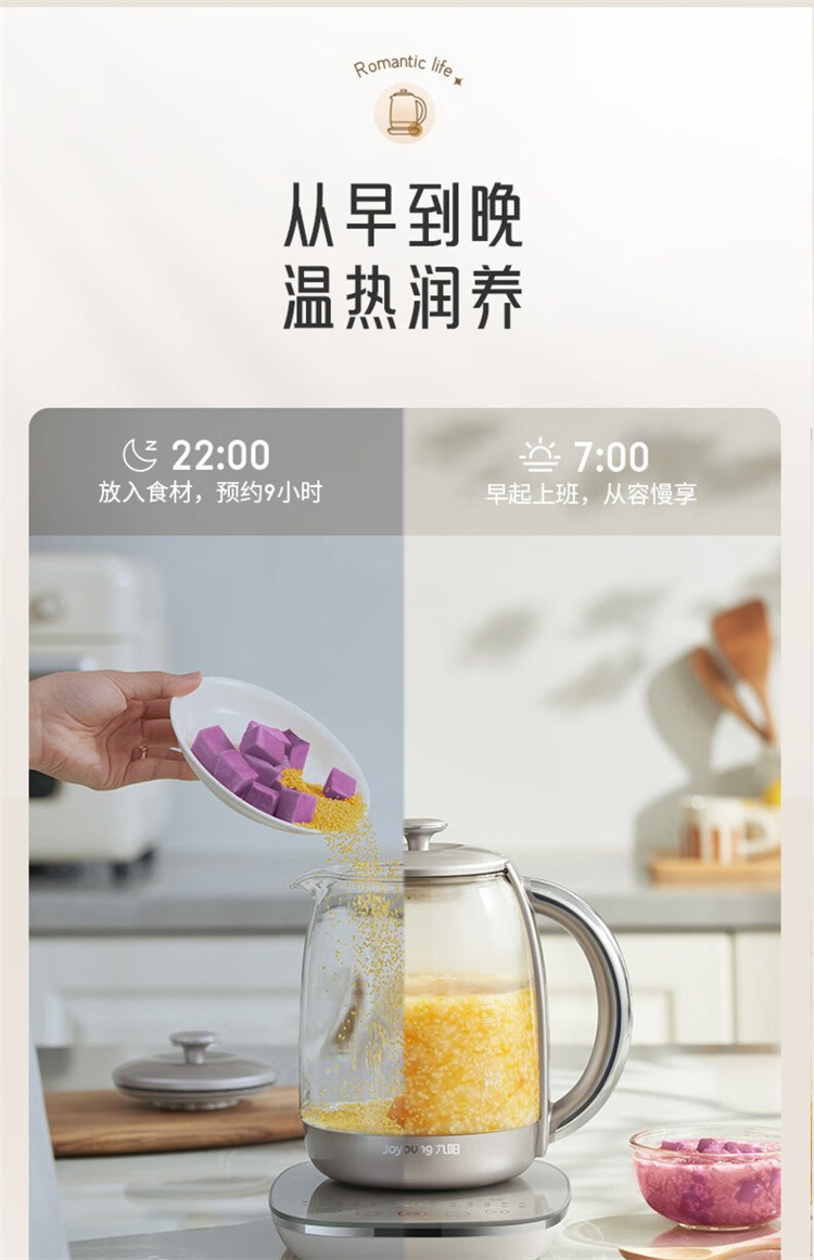 九阳/Joyoung 1.5升泡茶壶家用养生壶 WY380