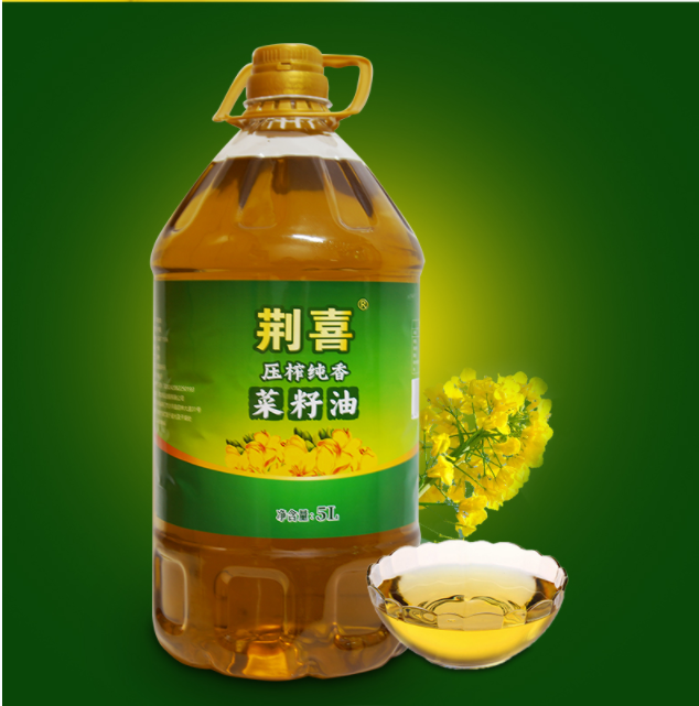 荆喜 压榨纯香菜籽油5L