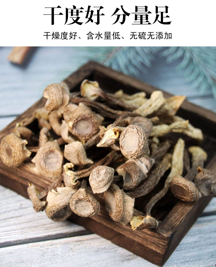 【消费扶贫产品】精选鹿茸菇150g礼袋装 南北干货煲汤食材营养美味健康炒菜