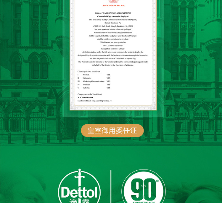 滴露/Dettol 消毒喷雾阳光柑橘454ml(340g)