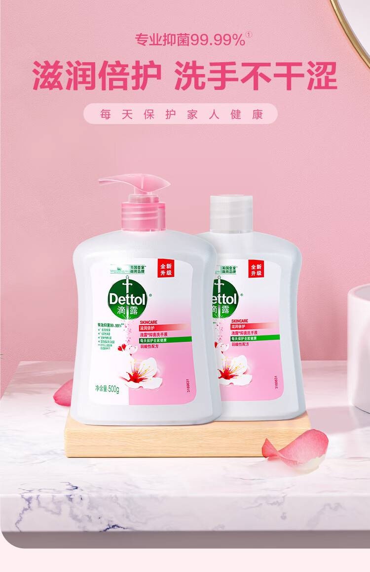 滴露/Dettol 洗手液滋润倍护500g